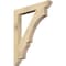 Ekena Millwork Balboa Slat Rough Sawn Bracket, Douglas Fir, 4"W x 32"D x 40"H BKT04X32X40BOA06RDF - alternate 1